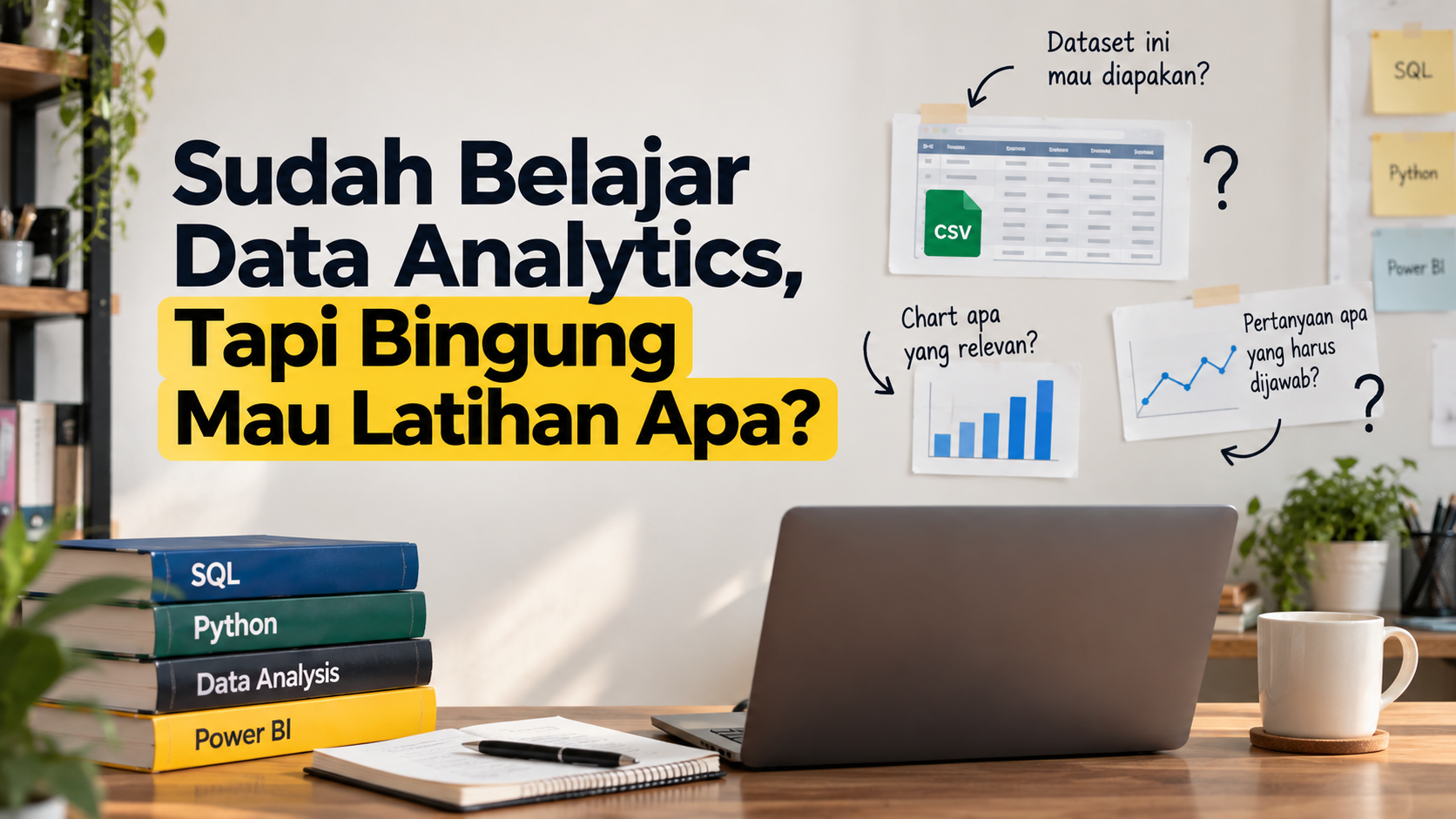 Sudah Belajar Data Analytics, Tapi Bingung Mau Latihan Apa?