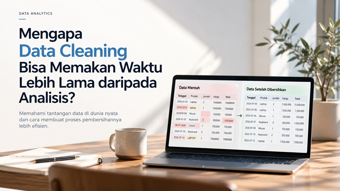 Mengapa Data Cleaning Bisa Memakan Waktu Lebih Lama daripada Analisis?